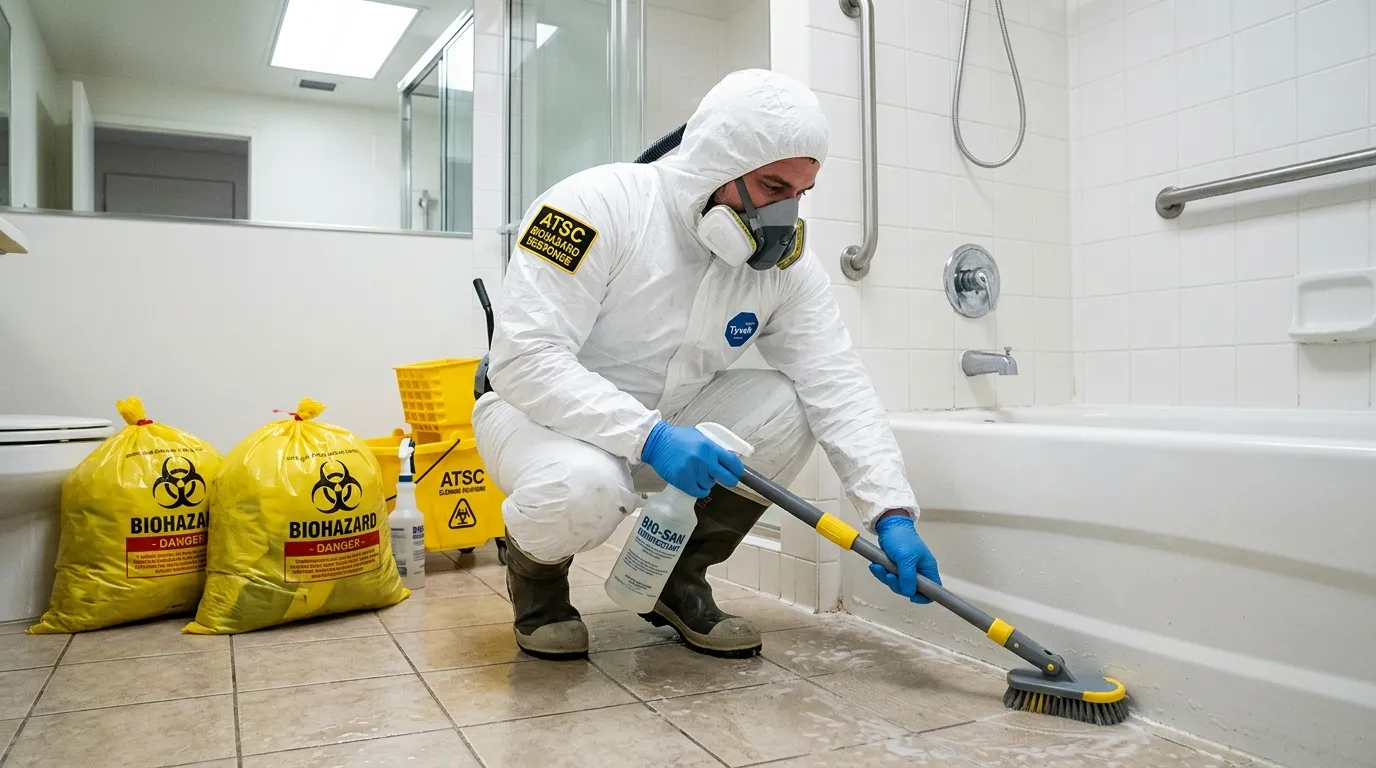 Decontamination equipment deployed for Blood Cleanup in Glendale Heights